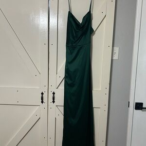 Elegant Green Evening Gown